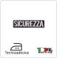 Patch Toppa Ricamata Sicurezza Art.EU197