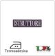 Patch Toppa Ricamata con velcro Istruttore Art.EU361