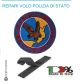 Toppa Patch Ricamata con Velcro Polizia 5° Reparto Volo Reggio Calabria Art.PS-VOLO-4