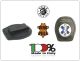 Placca Da Cintura in Cuoio con Placca Metallo Pubblica Assistenza Croce Esculapio 118 Soccorso Vega Holster Italia Art. 1WA51