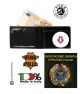 Portafoglio in Pelle con Placca Estraibile Ass. Nazionale Operatori Polizia A.E.O.P. Vega Holster Italia Art. 1WE122