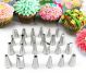 Beccucci Bocchette Inox Sac A Poche Decorazioni Crema Zucchero Pasticceria  24 pezzi  Art.ALI-2