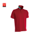 Polo Manica Corta Rosso Red Modello NATION Italia Collo Tricolore Payper  Art. NATION-4