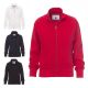 Felpa Uomo Zip Intera Rossa Nera Blu Navy Bianca Payper Art. 001034