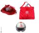Borsa Sacca Zaino Rossa Portacasco Porta Casco Porta Laptop Bag con Logo C.R.I. croce Rossa Italiana CRI New Esclusiva Art. BAG-CRI