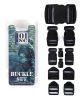 Fibbie di Ricambio Set Buckle Set 101 INC Zaini Borse Sacche Gilet ecc. Art. 245181