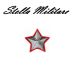 Stella Stellette Militari Oro Bordo Rosso  5 Punte cm 2.00 Art.S5
