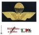 Brevetto Paracadutismo Abilitazione Lancio Ricamato a Mano Canutiglia Oro Militare Art.NSD-BREV4