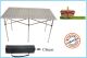 Tavolo Tavolino Richiudibile Campeggio Pic Nic Alluminio Leggerissimo 70x70x120 cm Camper Viaggio Art. 31875
