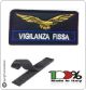 Patch Toppa Ricamata per Tuta Ordine Pubblico GPG VIGILANZA FISSA Blu Art.GPG-OP-18
