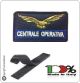 Patch Toppa Ricamata per Tuta Ordine Pubblico GPG  CENTRALE OPERATIVA Blu Art.GPG-OP-7