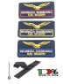 Patch Toppa Ricamata per Tuta Ordine Pubblico Guardie Giurate GPG Sicurezza Sussidiaria D.M. 154/2009  Art.GPG-164/2009