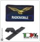 Patch Toppa Ricamata per Tuta Ordine Pubblico GPG RADIOMOBILE Blu Art.GPG-OP-12