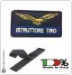 Patch Toppa Ricamata per Tuta Ordine Pubblico GPG ISTRUTTORE TIRO  Blu Art.GPG-OP-10