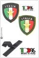 Patch Toppa Scudetto con Velcro Ricamato ITALIA + LOGO Stella Esercito Italiano Art.IT-EI