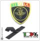 Patch Scudetto  con Velcro Carabinieri  G.I.S. Nero + Bandiera  Art.GIS-10