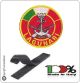 Patch Toppa Ricamata con Velcro Battaglione San Marco Lagunari con Bandiera Art.BTGSMB
