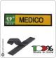 Patch Toppa Ricamata Giallo D.A.E. + MEDICO  Art.DAE-13