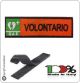 Patch Toppa Ricamata Arancio D.A.E. + VOLONTARIO  Art.DAE-16