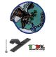 Toppa Patch Ricamata con Velcro Polizia Reparto Volo CASV C.A.S.V. Originale  Art. PS-VOLO-6