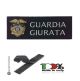 Patch Toppa Ricamata Con Velcro cm 5,00x10,00 GUARDIA GIURATA NEW Art. 10-5-GG