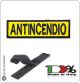 Patch Toppa con Velcro ANTINCENDIO Modello Lineare Art.VVFF-A