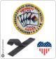 Patch Toppa Ricamata VVFF Vigili del Fuoco Americani GWINNETT FIRE Full House  Art.VVFF-10