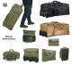 Borsone Trasporto Trolley 136 litri Commando Bag Viaggio Militare Aeronautica Esercito Protezione Civile Soccorso Verde Nero Sabbia Inc101 Art. 359900