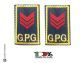 Tubolari Ricamati Bordo Giallo GPG - GPGIPS - Appuntato  Art.GPG-R15