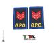 Tubolari Ricamati Bordo Blu GPG - GPGIPS - Appuntato Scelto Art.GPG-R16X