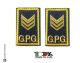 Tubolari Ricamati Bordo Giallo GPG - GPGIPS - Brigadiere Oro  Art.GPG-R10