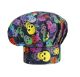 Cappello Cuoco Chef  EGO CHEF Italia Color Skulls Teschi Colorati Art. 7000135A