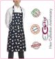 Grembiule Cucina Pettorina con Tascone cm 90x70 Pippies Animaletti Ego Chef Italia  Art. 6103137A