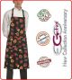 Grembiule Cucina Pettorina con Tascone cm 90x70 HEARTS Ego Chef Italia Art.704139