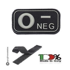 Patch 3D Gommata con Velcro 3D PVC 0 NEG INC101  Art. 444100-3509