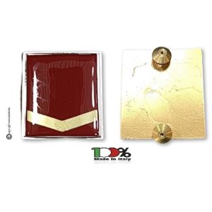 Coppia Gradi di Qualifica New Fondo Amaranto Vigili del Fuoco Qualificato Art. VVFF-G18