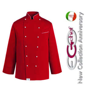 Giacca Cuoco Chef Red Ego Chef Kochjacke куртка ジャケッ Art.2038007C