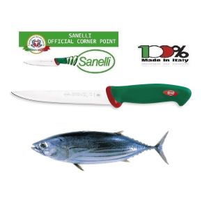 Linea Premana Professional Knife Coltello Filettare Pesce cm 18 Sanelli Italia Cuochi chef Pescivendolo Art. 107618 