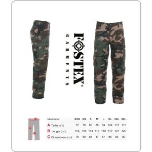 Pantaloni Cargo Multi Tasche Multitasche BDU Woodland Esercito Caccia Soft Air Militari Art. 111211-W