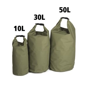 Sacca Stagna Trasporto Impermeabile 10 Litri Militare Packsack Drybag Military Verde Mil Tec  Art. 13871001