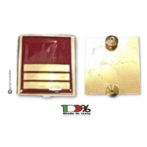 Coppia Gradi di Qualifica New Fondo Amaranto Vigili del Fuoco Capo Reparto Art. VVFF-G24