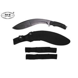 Machete Kukri con Fodero MFH Caccia Pesca Militare Idea Regalo Prezzo Imbattibile Art. 27060