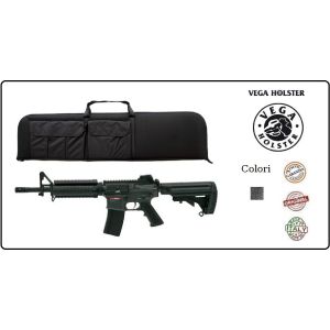 Fodero per Fucile Trasporto Armi in Cordura Nero Imbottito Vega Holster Italia  Art.2B55-2B56