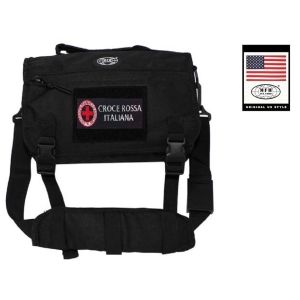 borsa Borsone sacca Tascapane Borsa Porta Notebook M.O.L.L.E. MFH Personalizzata Croce Rossa Italiana CRI 113 Art. 30695A-CRI