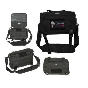 Borsa Borsone Sacca Tascapane Borsa Colore Nera Porta Notebook  M.O.L.L.E. MFH Personalizzata Carabinieri 112 CC  Art. 30695A-CC