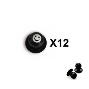 Bottone Bottoni Funghetto per Giacca Cuoco Chef Confezione 12 Pezzi Smile Sorriso Ego Chef Art.BOTT-7