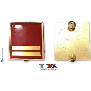 Coppia Gradi di Qualifica New Fondo Amaranto Vigili del Fuoco Capo Squadra Esperto Art. VVFF-G23