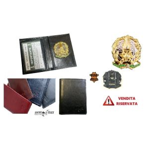 Portafoglio Pelle Portadocumenti Apertura a Libro Guardia di Finanza Modello Plus Ascot Italia Italia Art. 561GDF