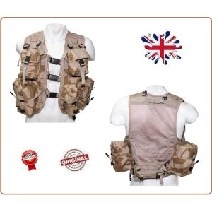 Gilet Tattico Modello ARKTIS Tactical Vest Deserto DPM Usato Originale Inglese Taglia Unica Art.604514