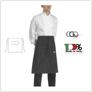 Grembiule Falda Vita Con Tascone Sir cm 70x70 Ego Chef Italia Art.6101054A